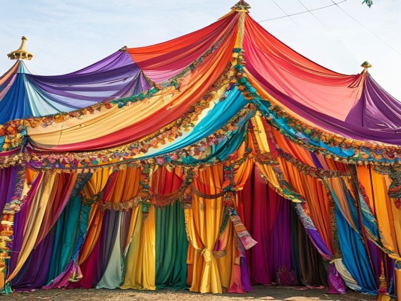 Indian Wedding Drapery