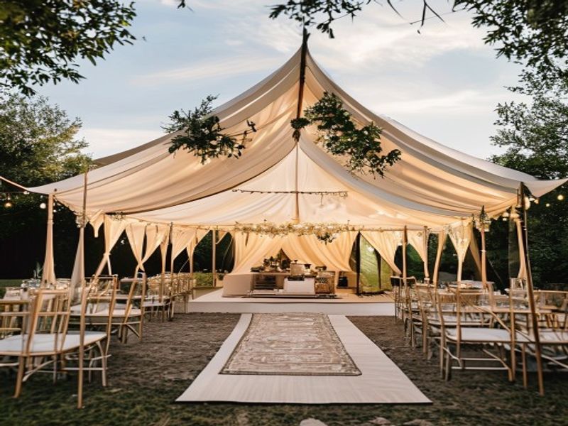 Luxury Outdoor Tent Setup